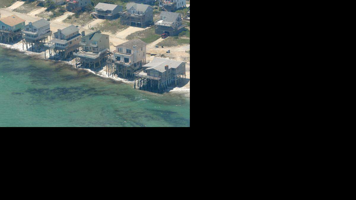 
2010 file – Rising sea levels threaten homes along the N.C. Outer Banks, such as these in Nags Head.
