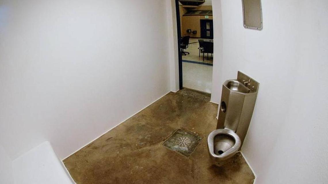 In North Carolina prisons, inmates in solitary confinement typically spend 22 to 23 hours a day inside cells that are smaller than a parking space. This cell, at Central Prison in Raleigh, is smaller than 100 square feet.