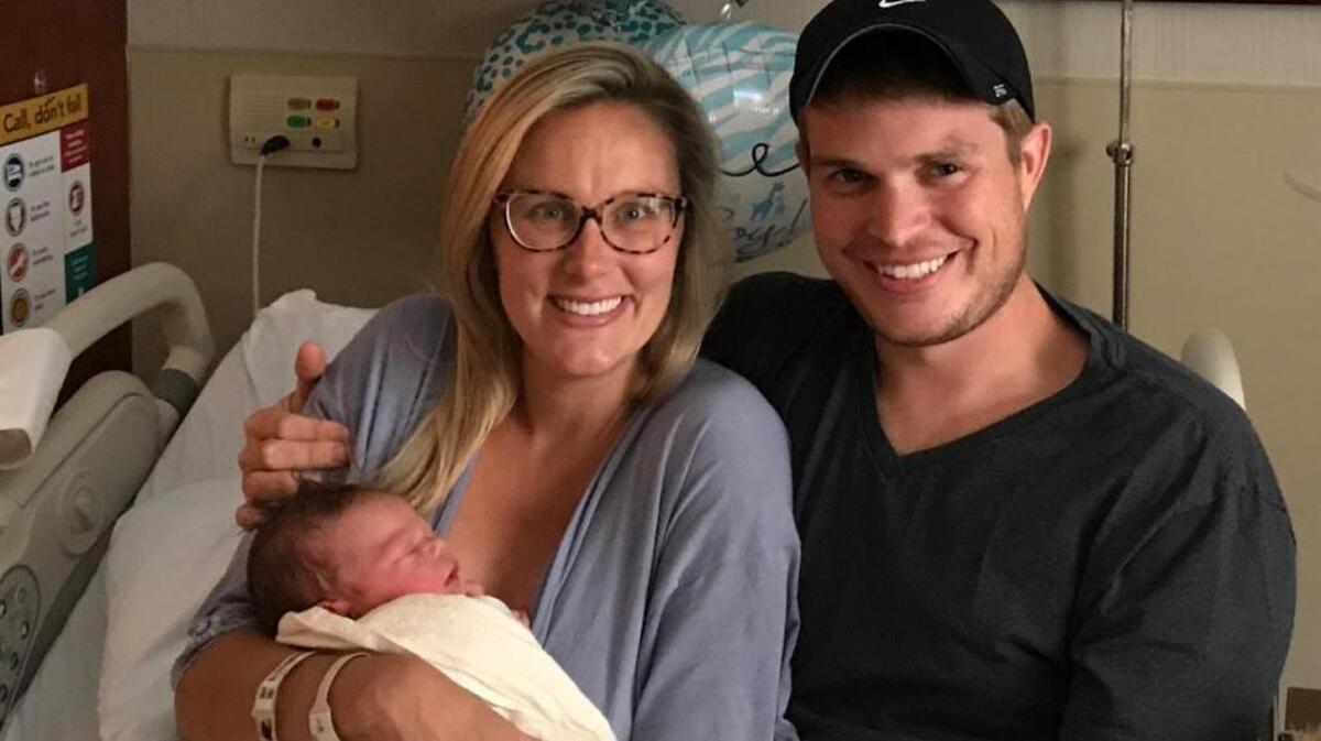 Wilkes Vroon was born on the side of I-485 on June 21. He and his mom are both doing well at CMC-Pineville.