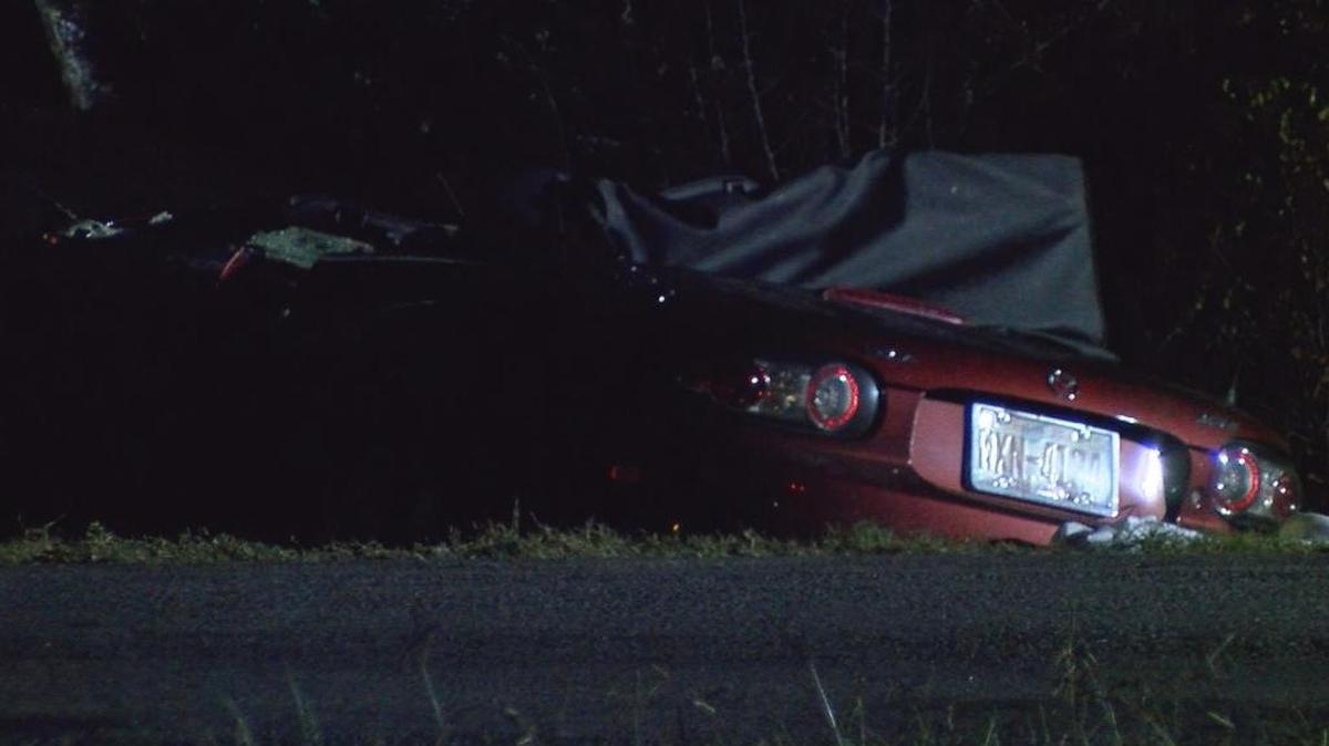 One person was killed and two were injured in a four-vehicle crash in Shelby on Monday.