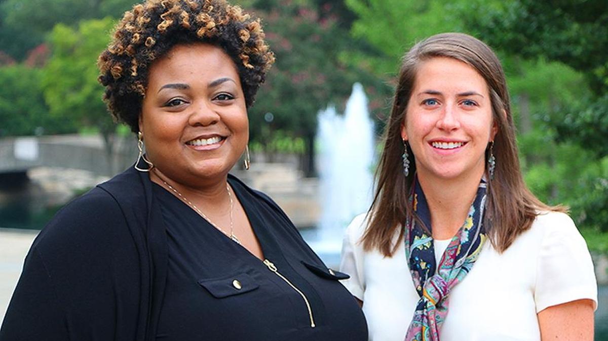 Kellie Cartwright and Adelaide Belk