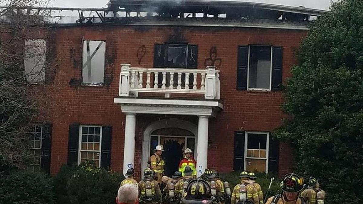 Charlotte fire officials are investigating why a 5,000-square-foot vacant home in Ballantyne caught fire on Friday. The home is in the 11000 block of Beau Riley Road, off Ardrey Kell Road across from Ardrey Kell High School.