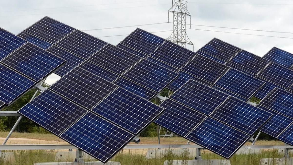 Duke energy's solar power lab in Catawba County tests different types of collectors, arrays and alignment mechanisms.