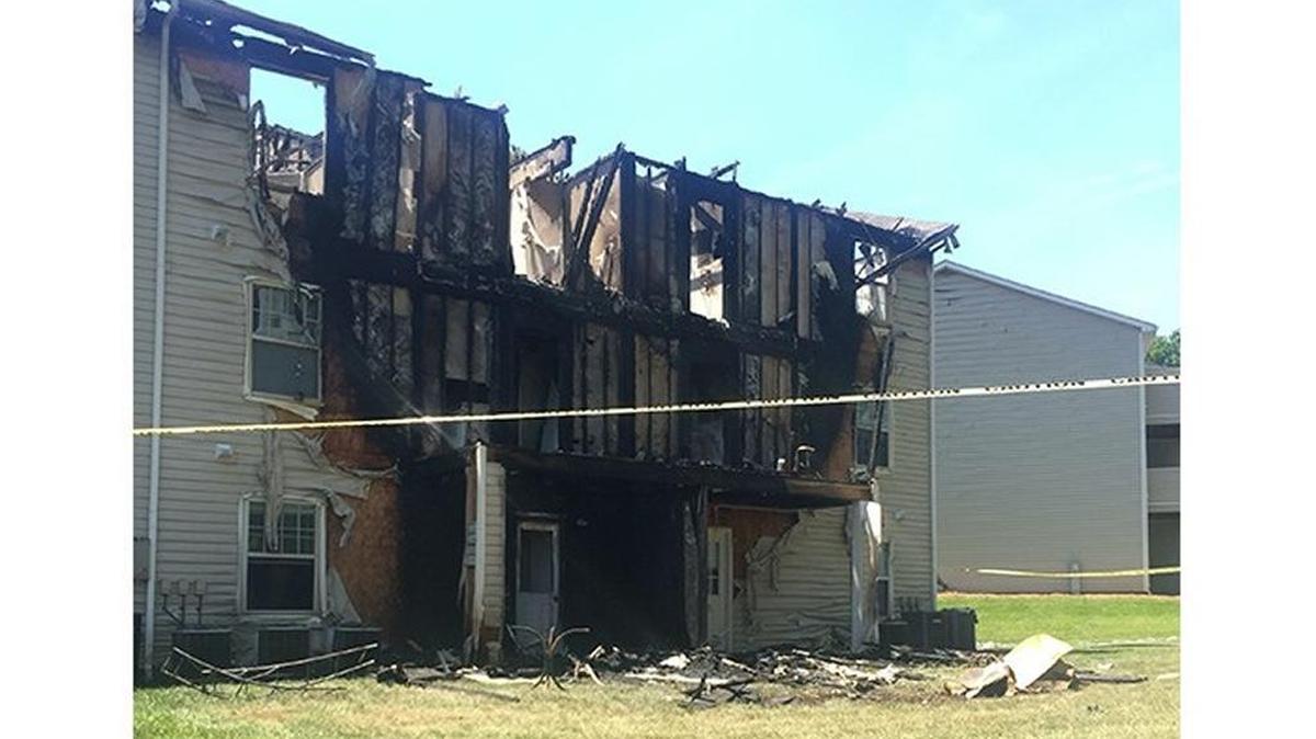 No one was injured in a fire that caused heavy damage in five units at Patriot Apartments, in the 1200 block of Union Road in Gastonia.