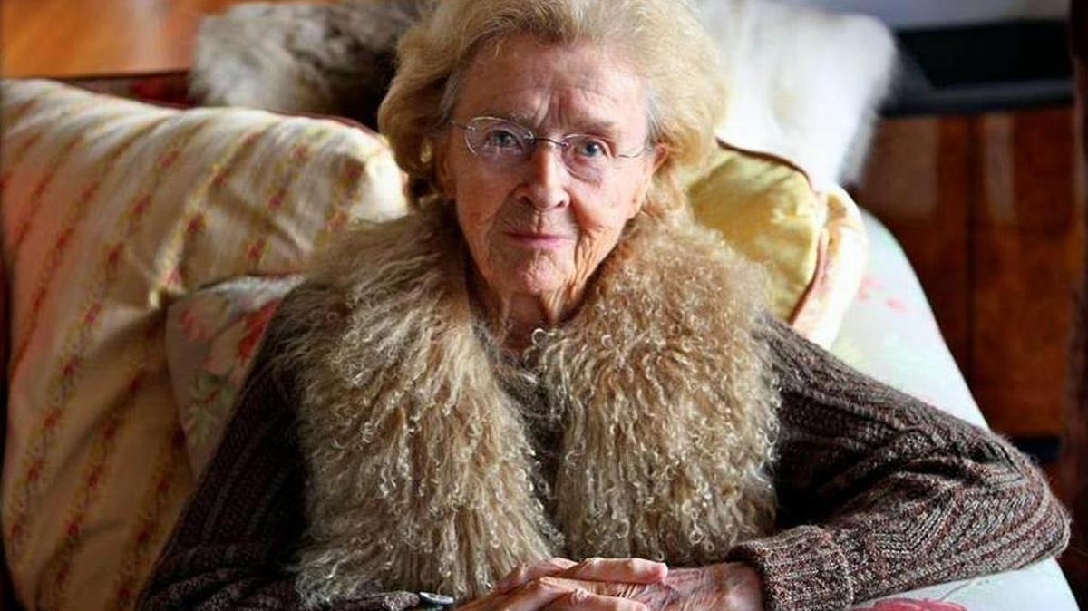 Gertrude "Trudy" Taylor in a photo taken by her granddaughter, Liz Witham. She died Oct. 10, a month shy of age 93.