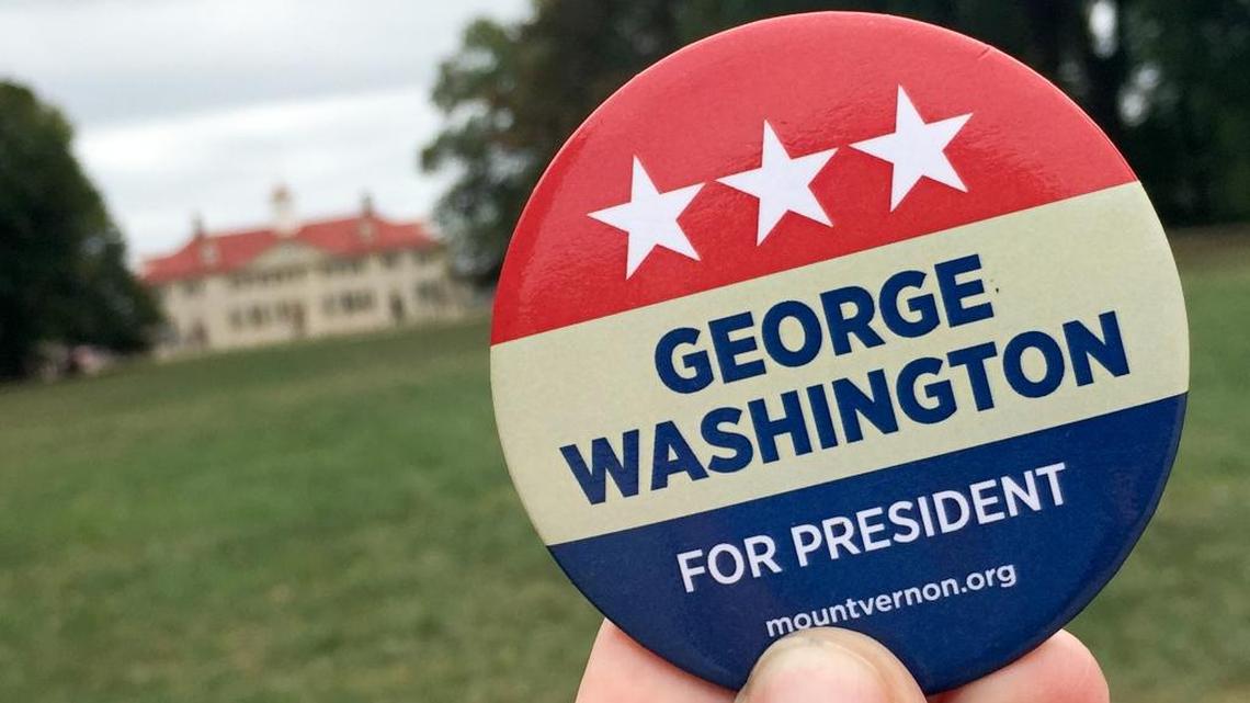A gift-shop souvenir at Mount Vernon, President George Washington’s home.