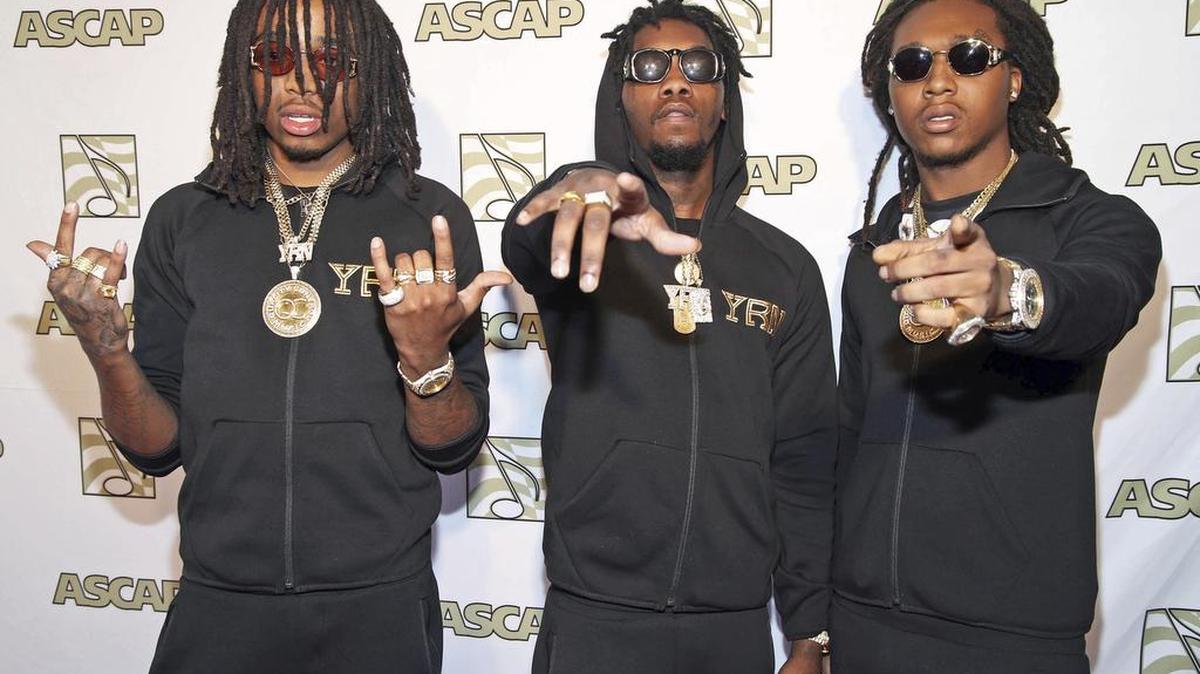 Migos pose at the Grammy Nominees Brunch in Beverly Hills, Calififornia. None of the men were arrested as part of the drug bust Thursday in Boone.