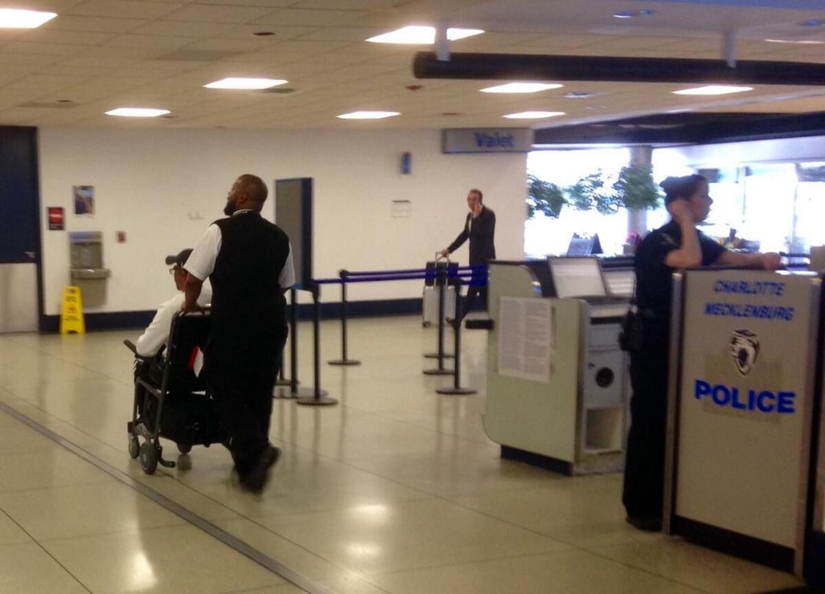 American Airlines says it is only using wheelchairs, instead of electric carts, for passengers requiring additional assistance.