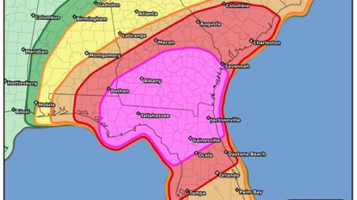 Charlotte could experience severe thunderstorms Sunday night