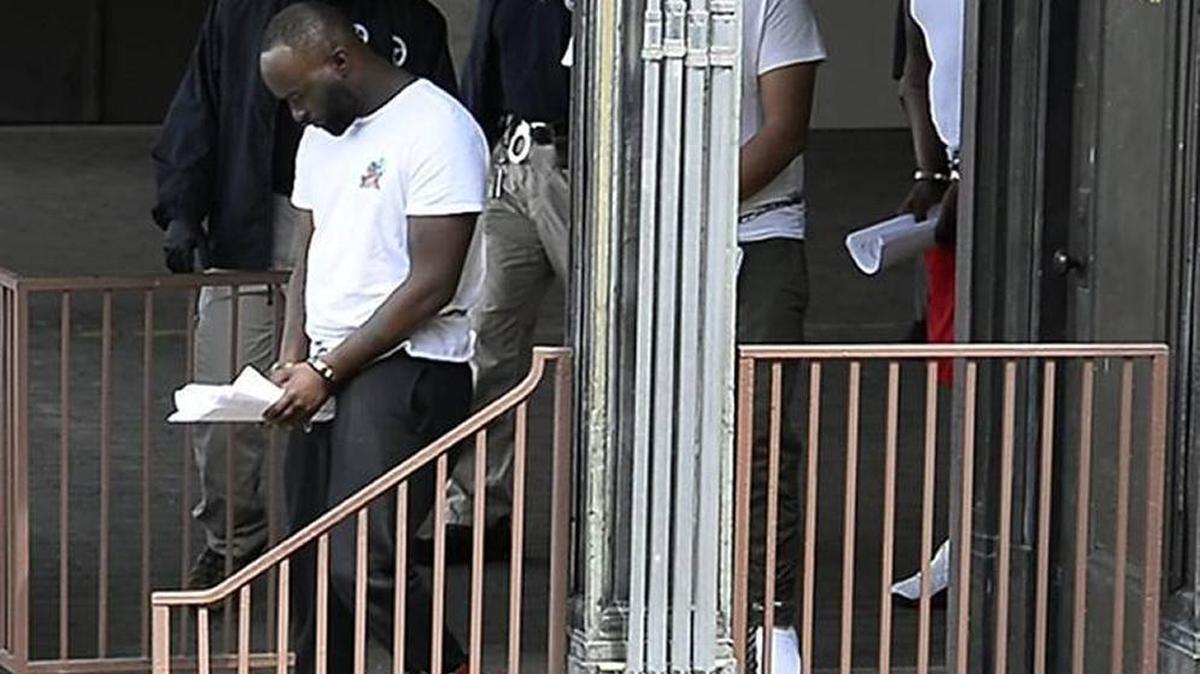 Suspected Blood gang members leave the Federal Courthouse in Charlotte on Thursday, May 18, 2017. The Federal Bureau of Investigation, with the help of state and local law enforcement, conducted a massive roundup of suspected gang members early Thursday morning, according to multiple media outlets. It was part of a gang take-down operation that spanned the east coast.