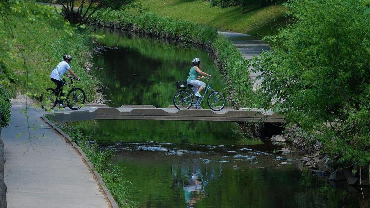 The Cross Charlotte Trail is designed to connect greenways throughout the city into one 26-mile urban trail.