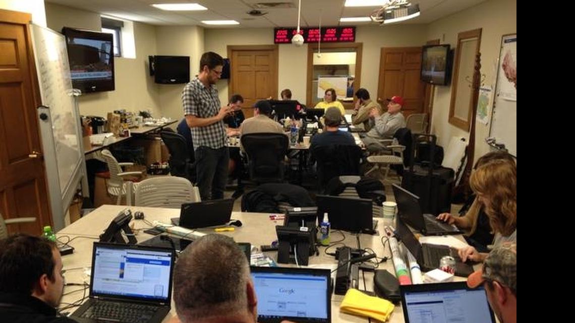 
Samaritan’s Purse staff in Boone work to get supplies to earthquake survivors in Nepal.
