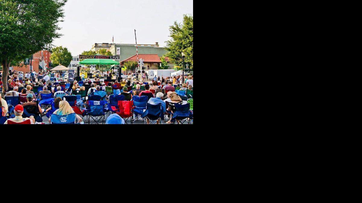 
Crowds enjoy a Friday Night Live concert on Main Street in Belmont. The Gaston County city’s Main Street has been recognized as a “Great Main Street” by the North Carolina chapter of the American Planning Association’s Great Places Initiative.
