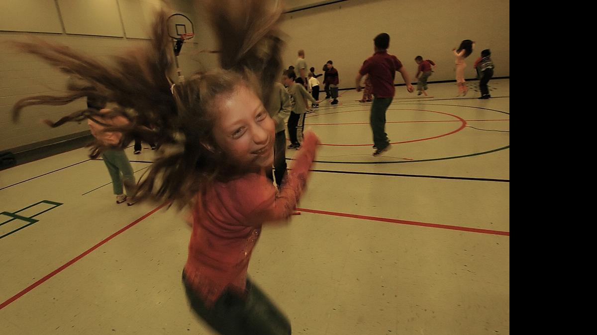 
North Carolina will pilot online physical education classes in fall 2015 (in this file photo, a Fort Mill student takes an old-fashioned gym class).

