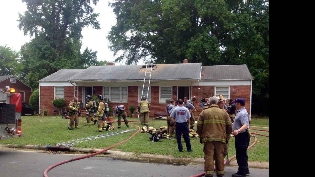 
Four people were displaced by a house fire Wednesday afternoon in the 400 block of Belton Street, off South Boulevard, Charlotte Fire Capt. Dennis Gist said.

