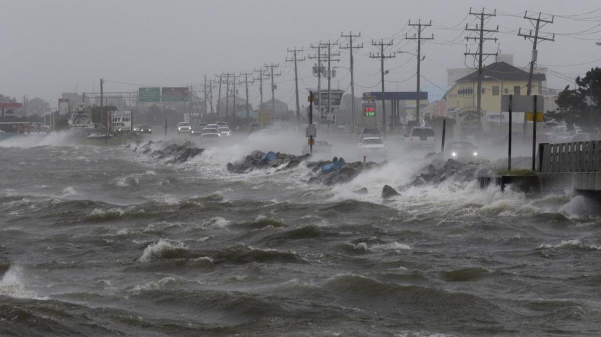 Water from Roanoke Sound pounded Manteo last September as Tropical Storm Hermine passed the Outer Banks.