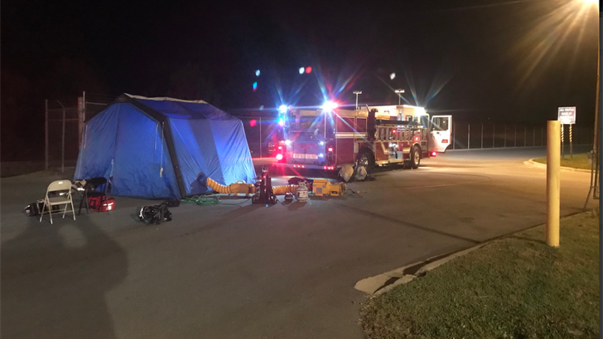 Site of the hazardous chemical leak investigation