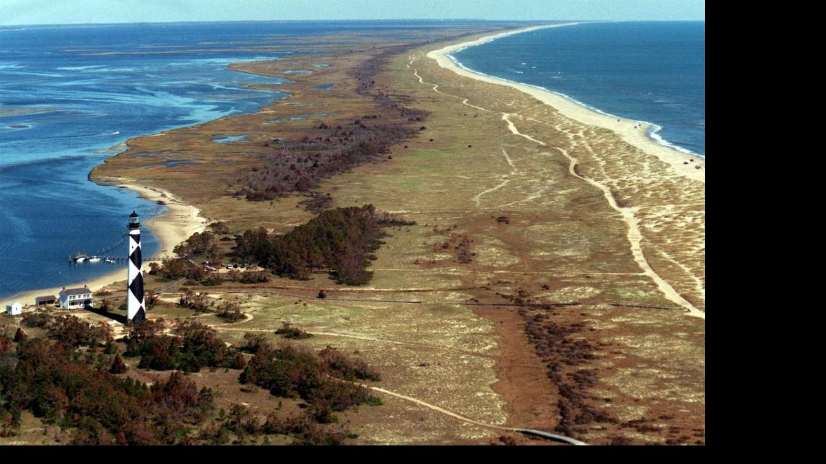 
Everything at Cape Hatteras and Cape Lookout national seashores will likely be either inundated or more vulnerable to damage from storms and flooding as the seas rise by one meter over the next 100 to 150 years, a new study says.
