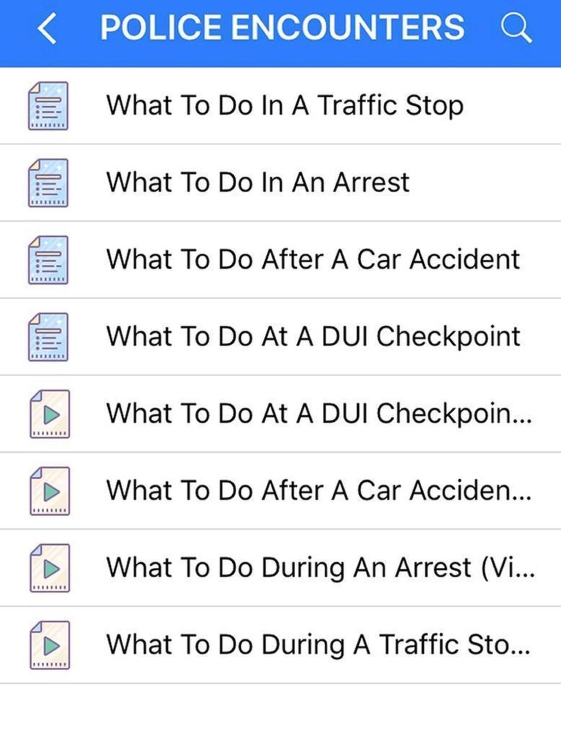A screen shot of Legal Equalizer.