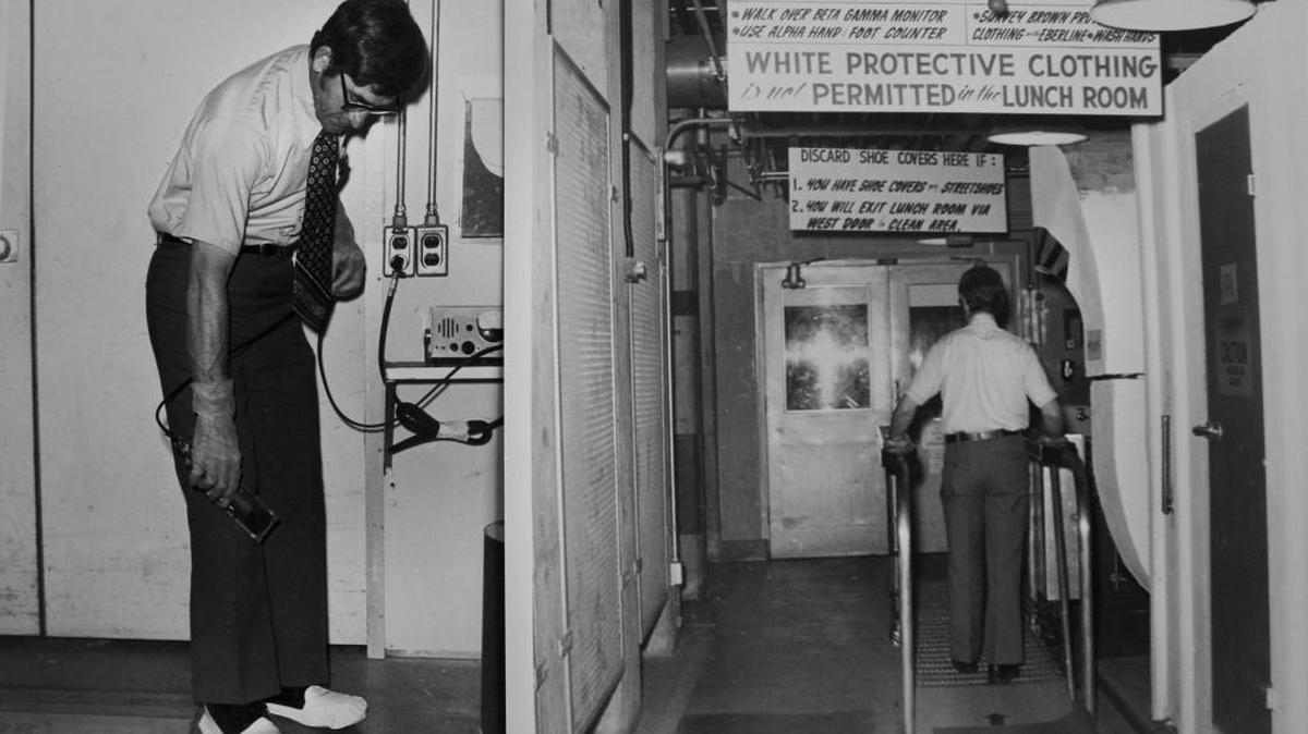 Byron Vaigneur, 84, of Jackson, S.C., worked at the Savannah River site for 33 years. He started work in 1954 and retired in 1987. This photo is from the 1970s.