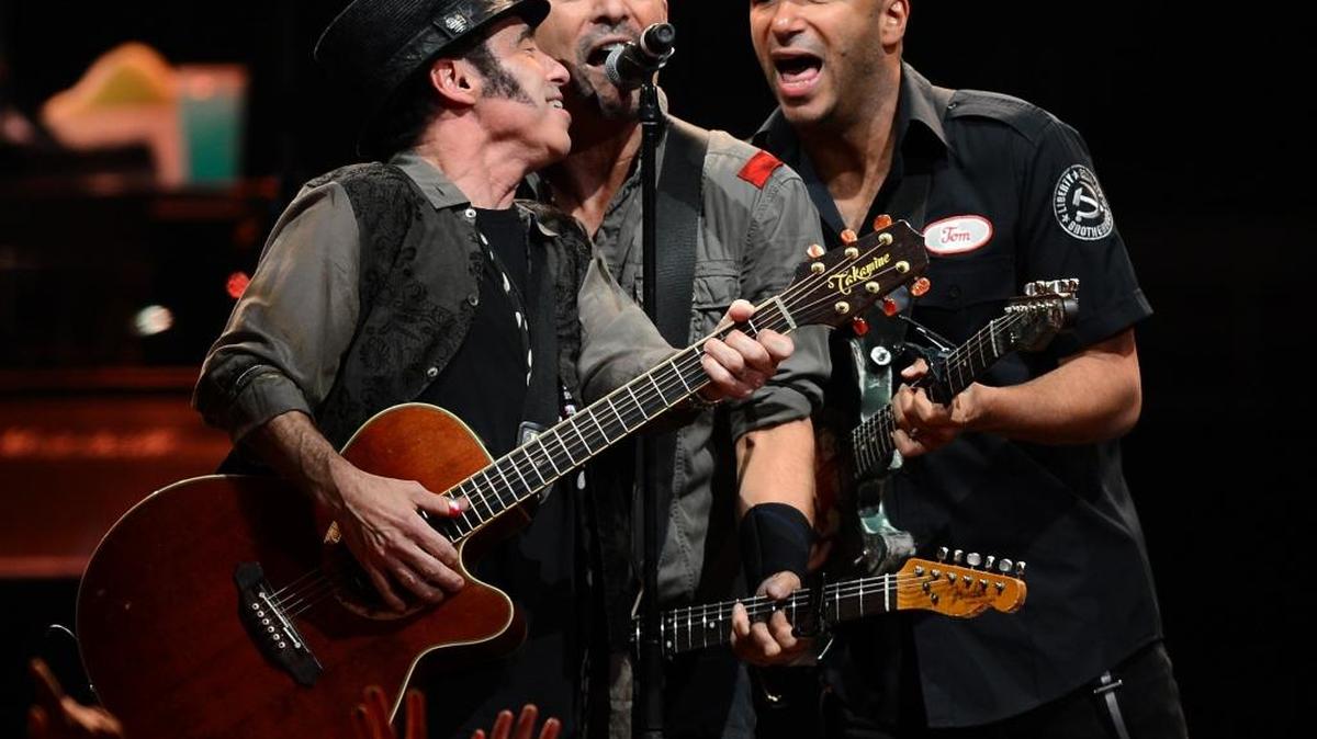 The B Street Band had drawn jeers on social media from fans of Bruce Springsteen (shown here at a Charlotte show in 2014), accusing the band of abandoning the soul of the musician it made a career of following. As the attention reached national proportions, the band decided it was best to cancel the show.