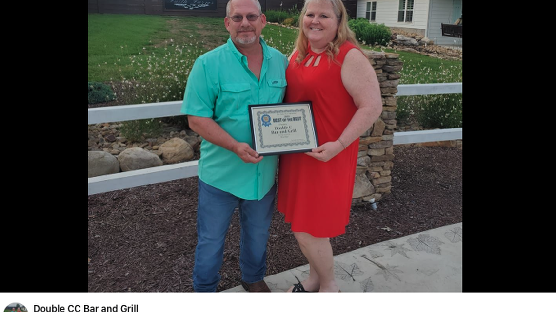 Randy Croft, left, died in a shooting at Double CC Bar and Grill, which he owns, authorities say.