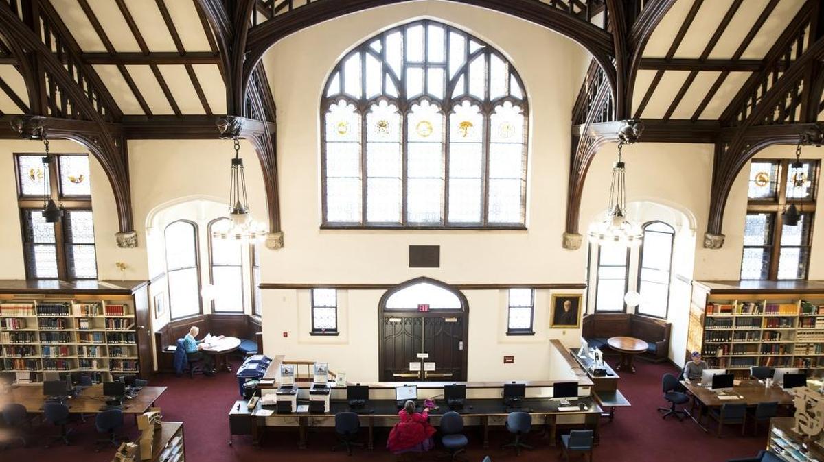 Williston Library at Mount Holyoke College in South Hadley, Mass., Jan. 18, 2018. (Kayana Szymczak/The New York Times)