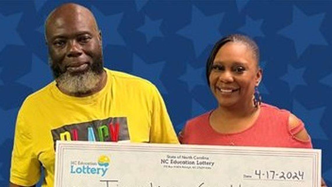 A North Carolina man scratched his lottery ticket to reveal a six-figure prize, lottery officials said.