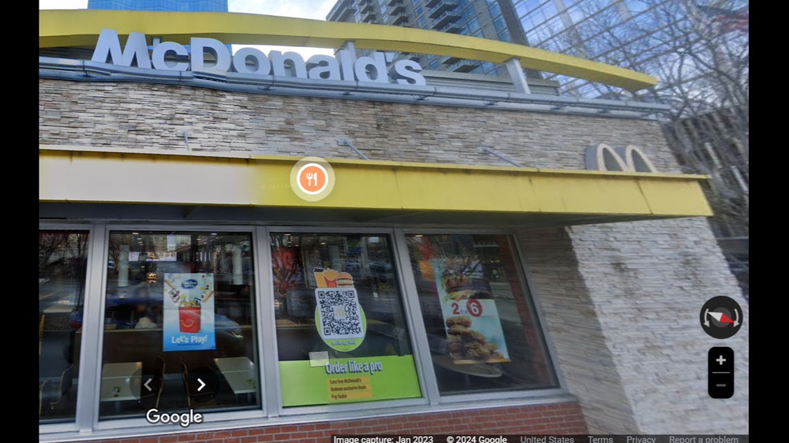 An 18-year-old is accused of assaulting two people at a McDonald’s in downtown Nashville when he got upset over the treatment of Uber Eats drivers.