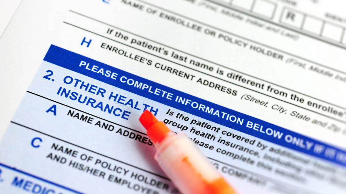 Health insurance form