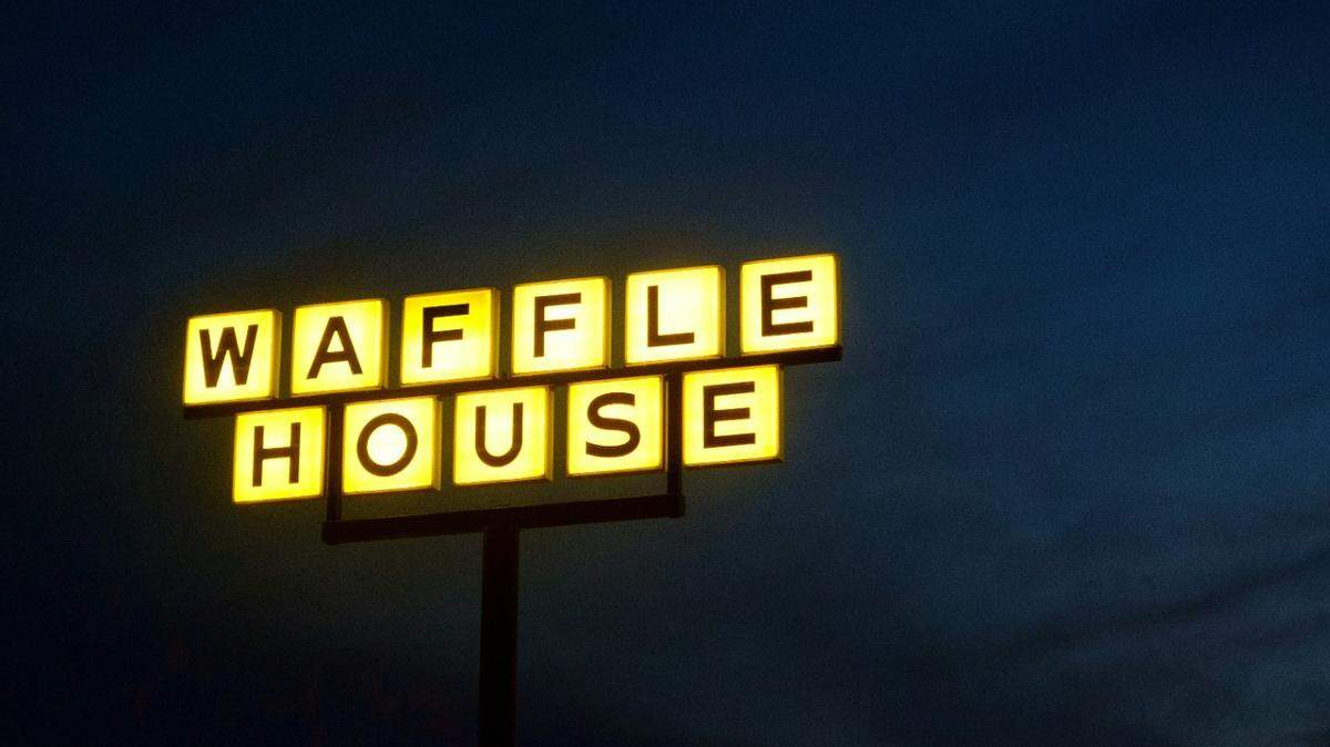 The man entered a Waffle House and began throwing chairs, Tennessee officials said.