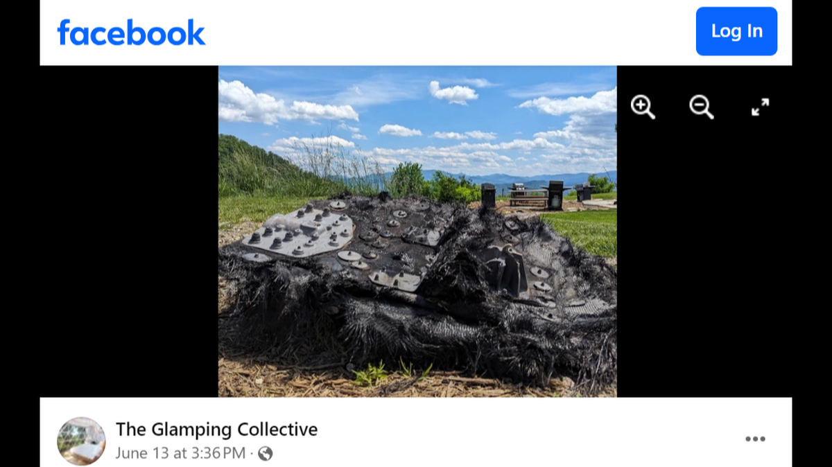 Pieces of a SpaceX trunk that were expected to burn up in the atmosphere actually landed in western North Carolina, where groundskeepers and residents discovered the objects.
