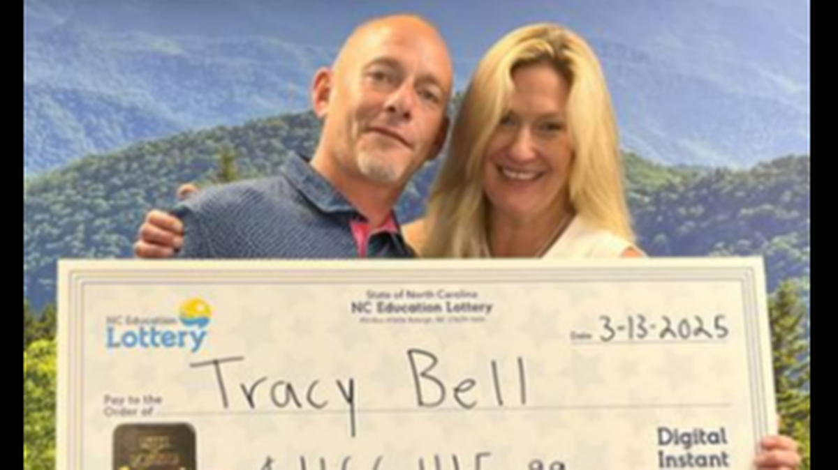 Tracy Bell frequently plays Wheel of Bonuses late into the night, due to an inability to sleep, NC lottery officials said in a March 13 news release.
