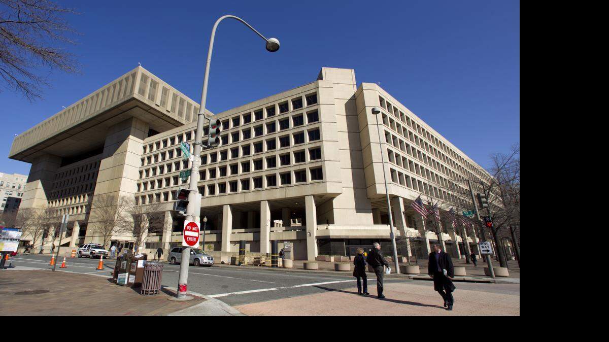 
This Feb. 3, 2012, file photo shows Federal Bureau of Investigation headquarters in Washington. 
