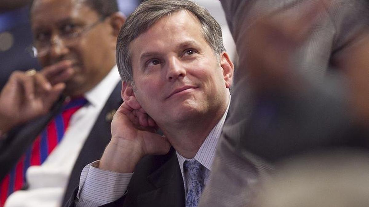 
Sen. Josh Stein of Raleigh, center, has $1.1 million in his campaign chest as he considers a run for attorney general. His fundraising so far has been the strongest of likely Council of State candidates.
