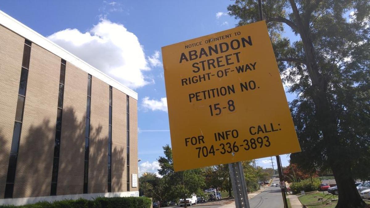The Charlotte City is considering closing part of Greenwood Cliff Drive to make way for a new mixed-use development. The city and county may also give the developer more than $4 million in property tax rebates.