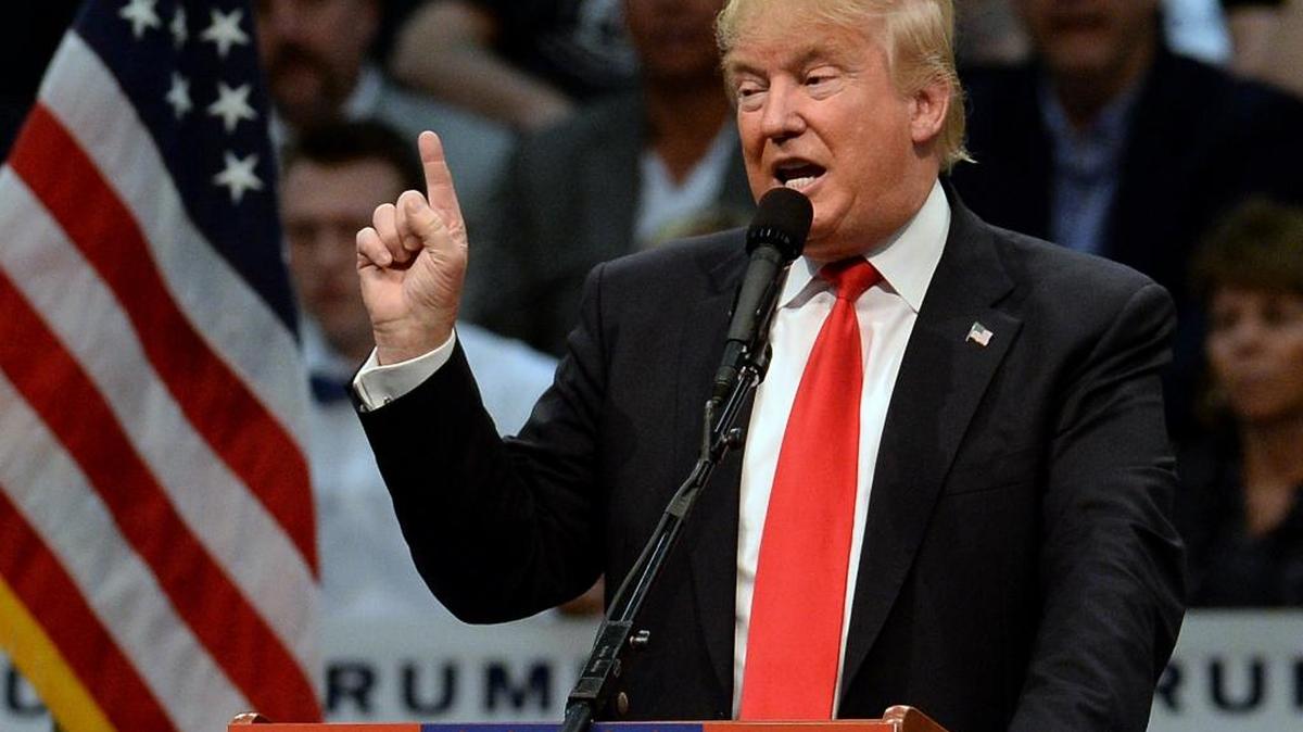 GOP presidential candidate Donald Trump, shown here at a March 7 rally in Concord, is way ahead in North Carolina among Republican voters, according to a new High Point University Poll.