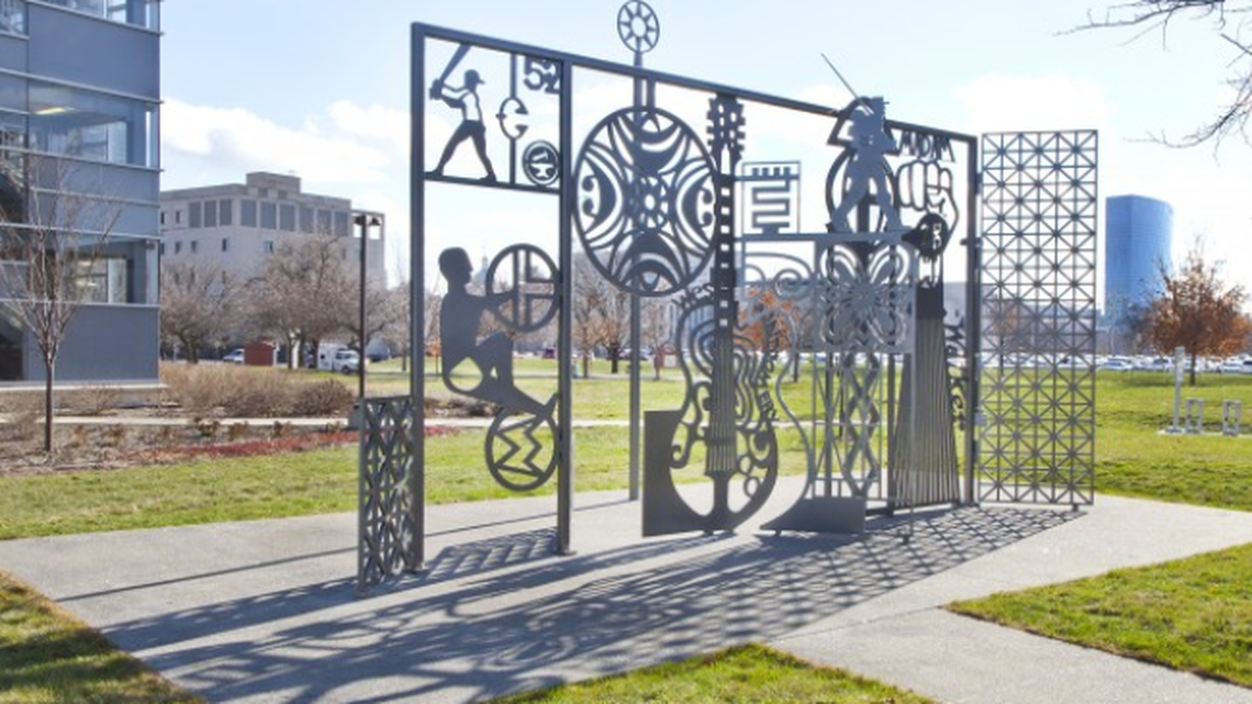 The city of Charlotte is considering building a “Cultural Loop” in SouthPark, an enhanced sidewalk with landscaping and public art. It would be modeled after the $63 million Indianapolis Cultural Train (pictured here).