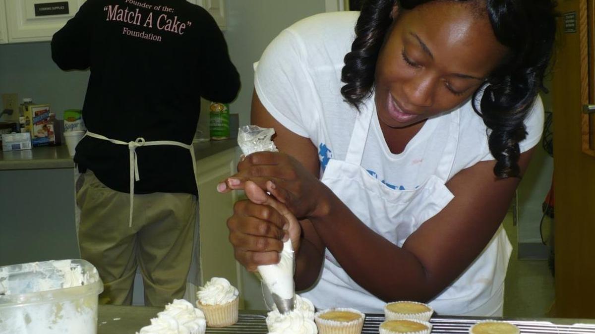 
Antonia “Neet” Childs will be U.S. Rep. Robert Pittenger's guest for the White House arrival ceremony for Pope Francis on Wednesday. Childs is a former victim of human trafficking who now runs a Charlotte bakery, "Neets Sweets," and a ministry.
