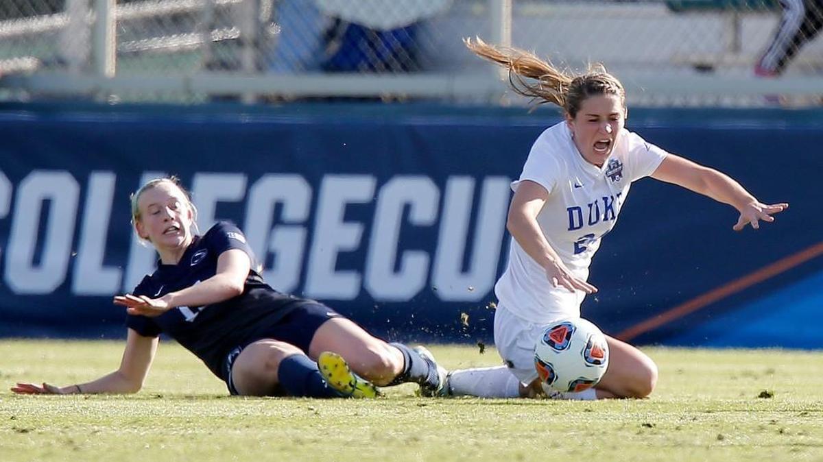 Cary has hosted the Women’s Soccer College Cup (Division I Soccer Championship) at WakeMed Soccer Park for seven years, including this game between Duke and Penn State in 2015. Cary would have hosted it for the eighth year Dec. 2 and 4.