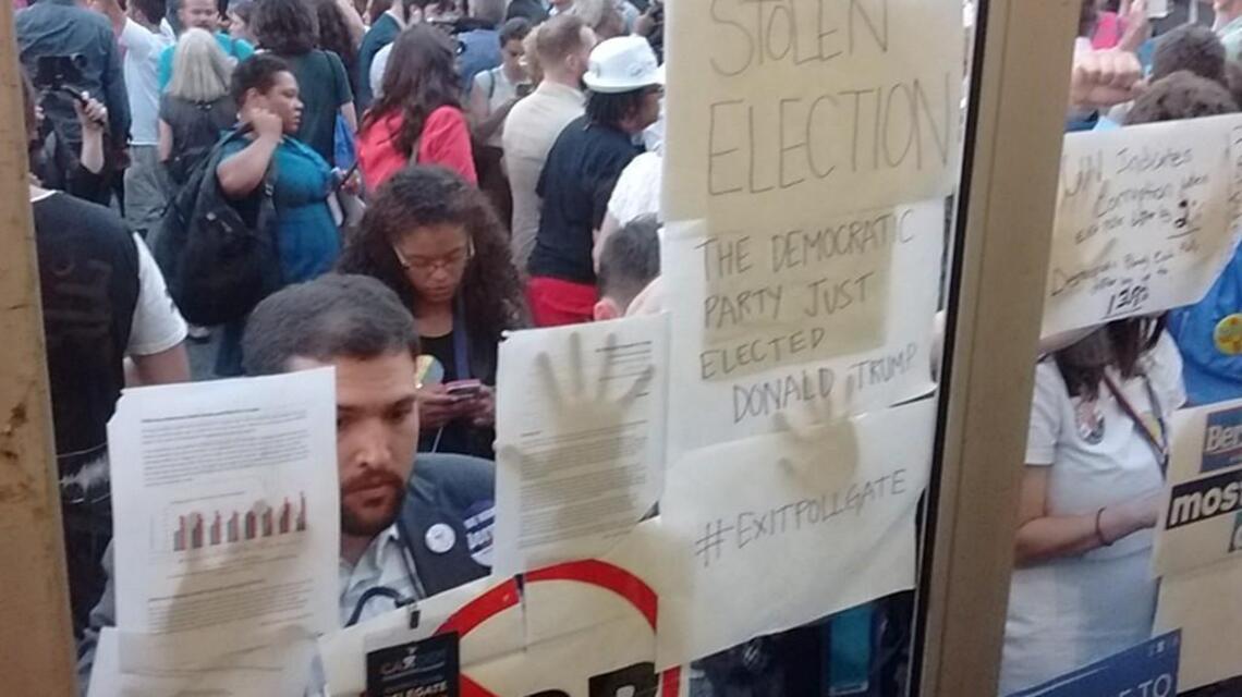 Several NC delegates for Bernie Sanders walk out of convention in protest