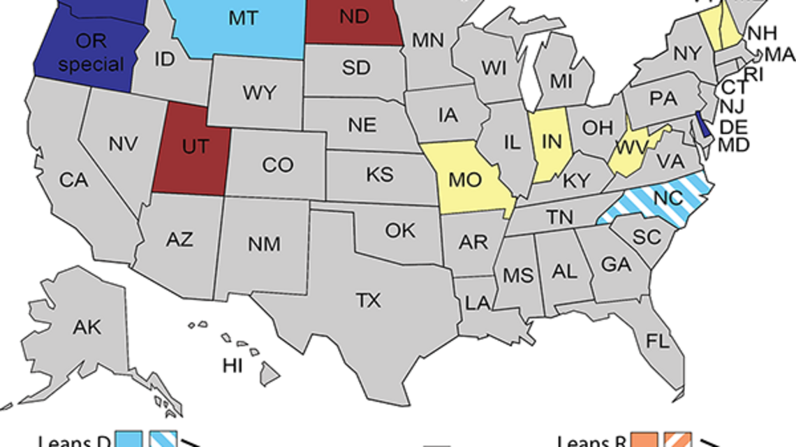‘Crystal Ball’ moves N.C. governor race to ‘leans Democratic’