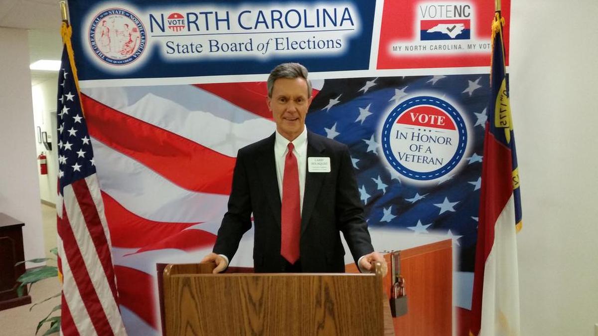 Larry Holmquist, candidate for the Republican nomination for U.S. Senate in North Carolina.