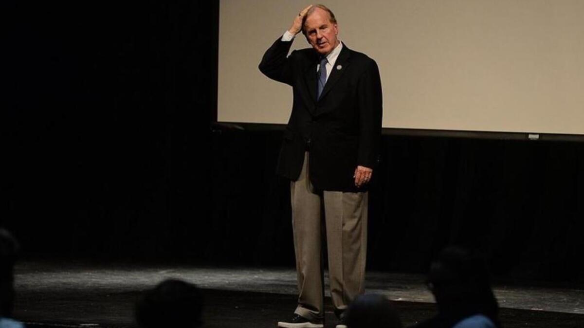 In a race that could land on the front lines of a Republican civil war, GOP Rep. Robert Pittenger applauded President Donald Trump Monday – even as he campaigned with one of Trump’s sharpest critics.