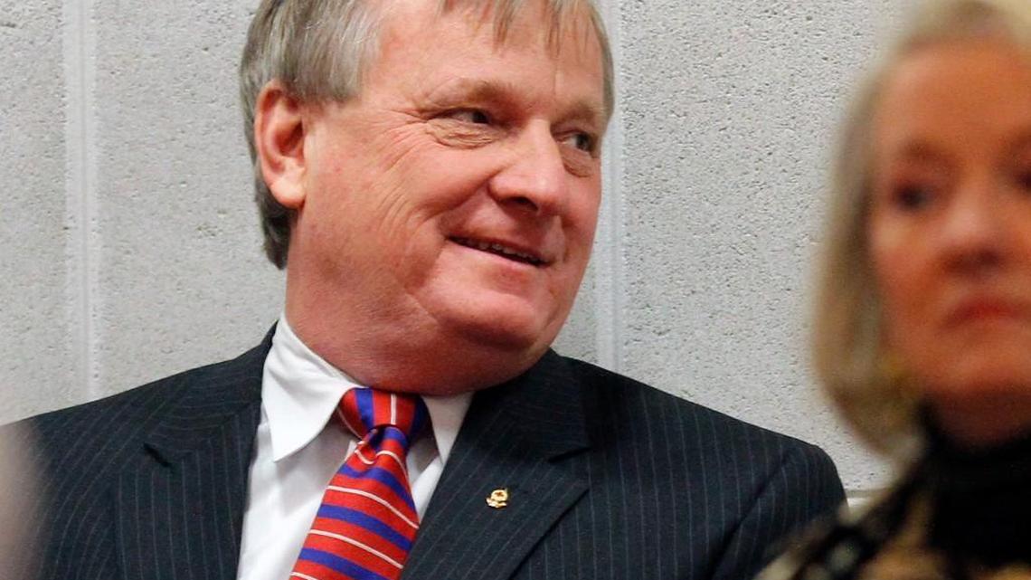 Rep. Dale Folwell on the House floor during a special session of the Legislature in Raleigh, NC on Feb. 16, 2012.