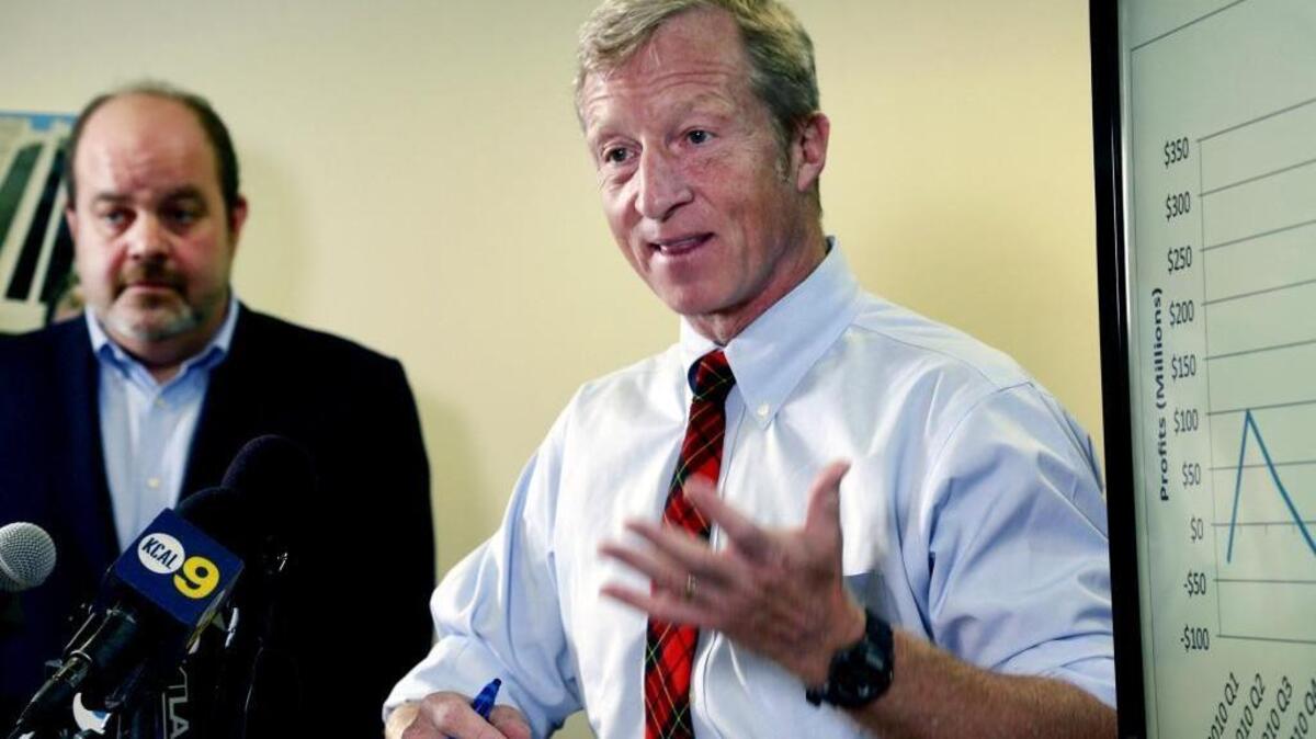 Billionaire climate activist Tom Steyer