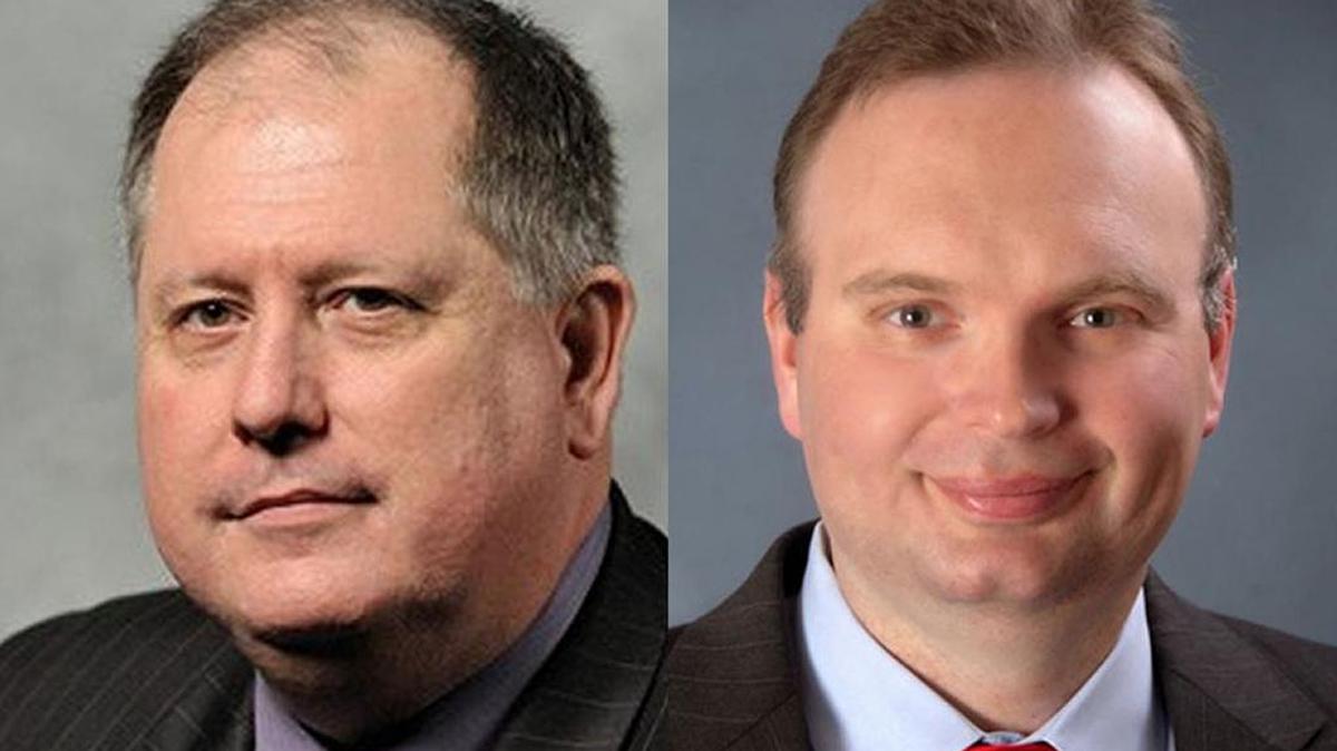 Incumbent commissioner Bill James, challenger Joel Levy