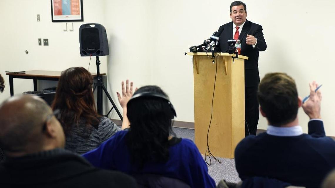 Clayton Wilcox starts in July as Charlotte-Mecklenburg Schools superintendent. This week, he attended the Tuesday Breakfast Forum and then held a 10 a.m. press conference at the Charlotte-Mecklenburg Government Center.