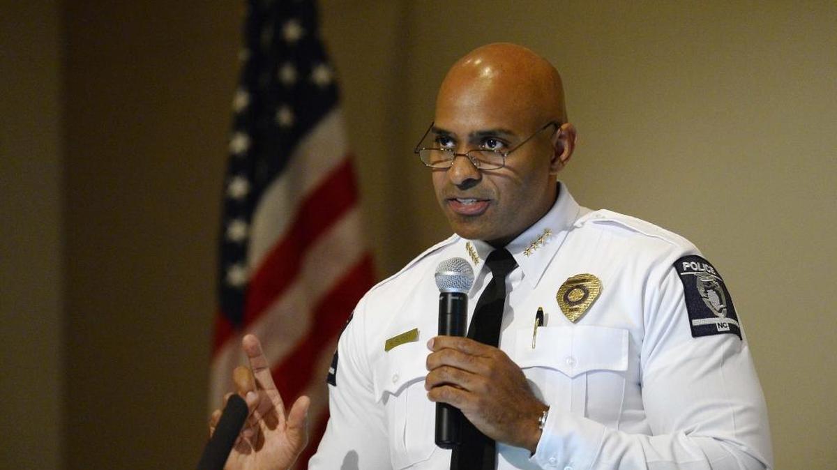 Charlotte-Mecklenburg police Chief Kerr Putney will receive funds for 63 new police officers in the newly approved budget.