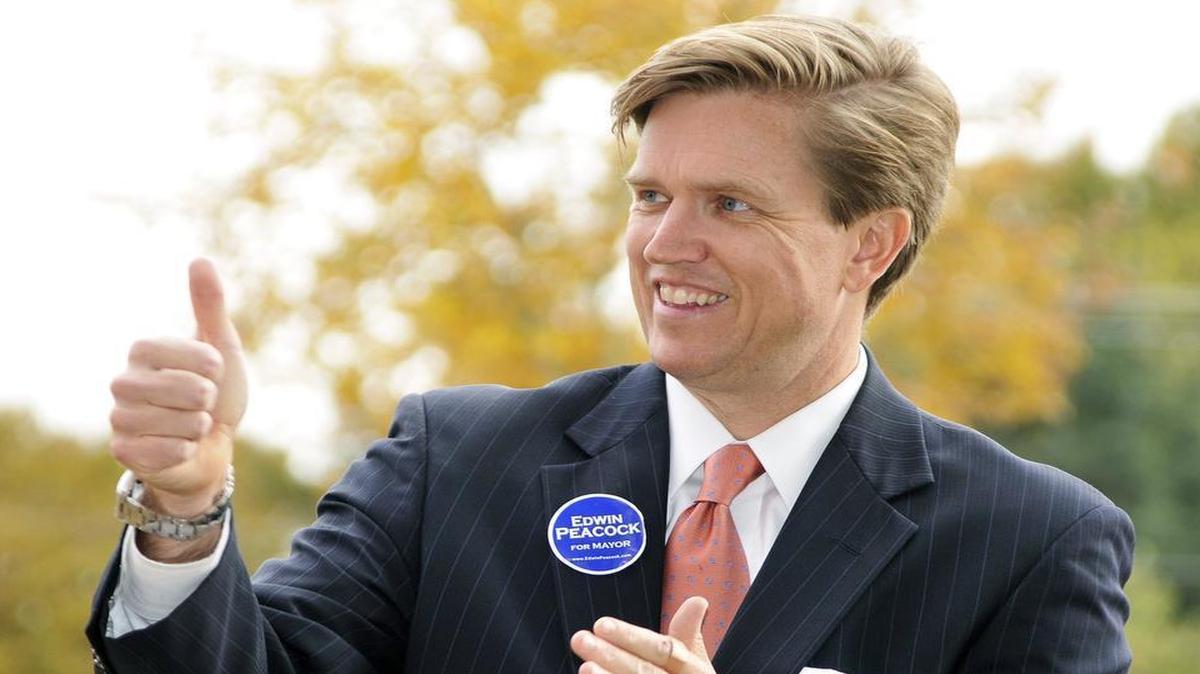 
Mayoral candidate Edwin Peacock
